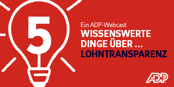 5 WISSENSWERTE DINGE ÜBER … LOHNTRANSPARENZ