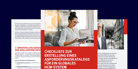 Checkliste zur Erstellung eines Anforderungskatalogs für ein Globales HCM-System
